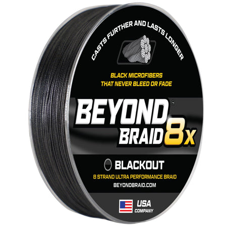 Blackout 8X NO FADE BRAID - Ultra Performance 8 Strand - Get Tight Gear