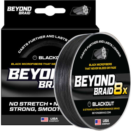 Blackout 8X NO FADE BRAID - Ultra Performance 8 Strand - Get Tight Gear