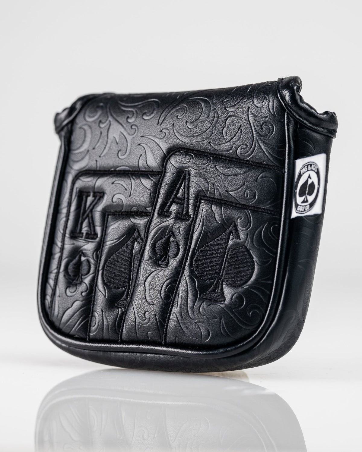 Blackout Ace of Spades - Mallet Putter Cover - Get Tight Gear