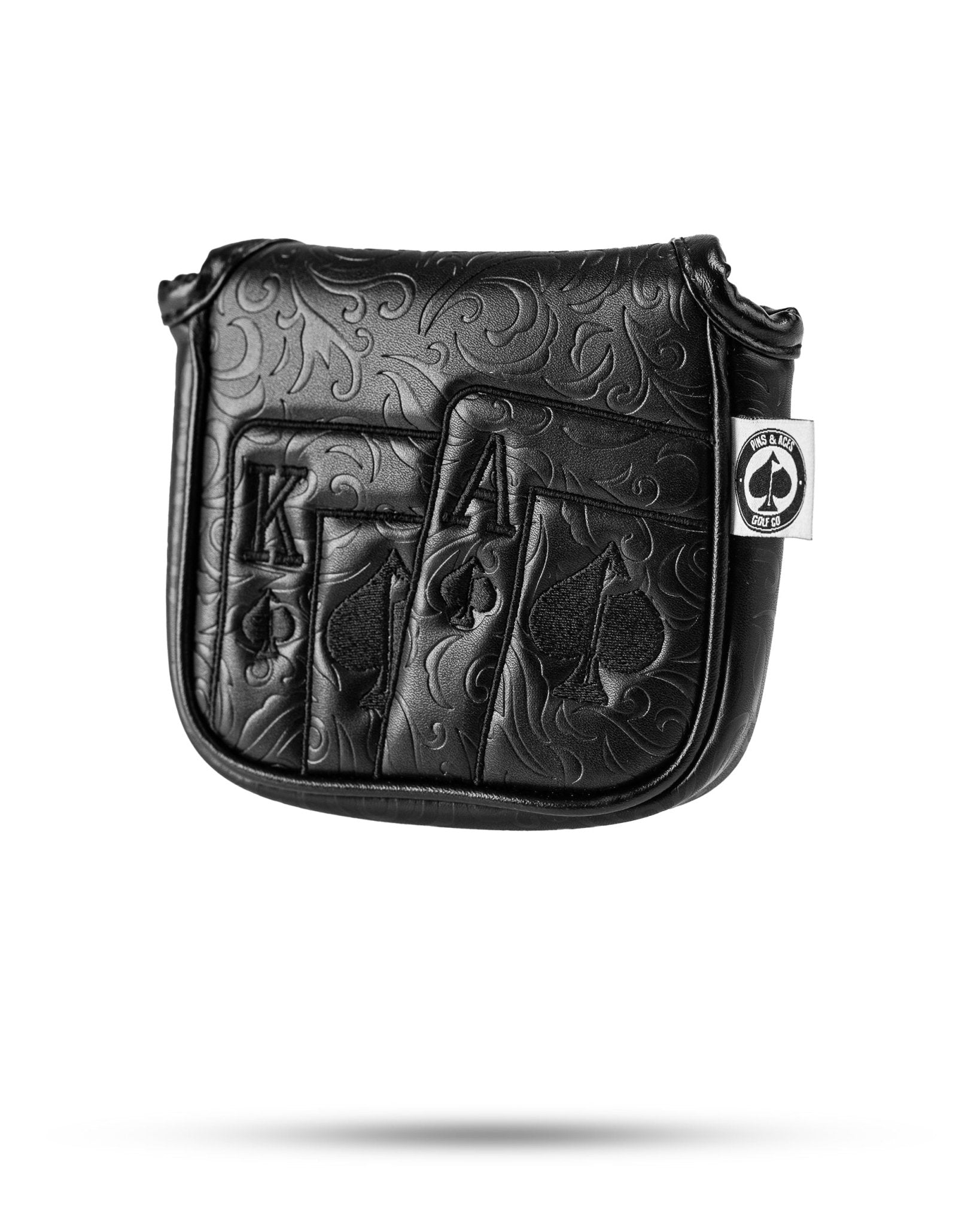 Blackout Ace of Spades - Mallet Putter Cover - Get Tight Gear