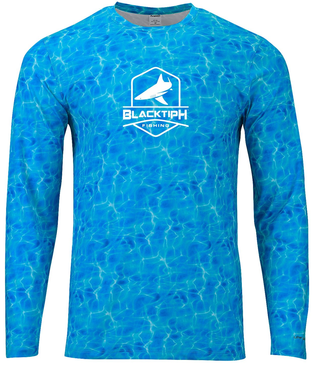 BlacktipH Interlock with UPF 50+ Protection Performance Shirt Shoreline Blue Water - Get Tight Gear