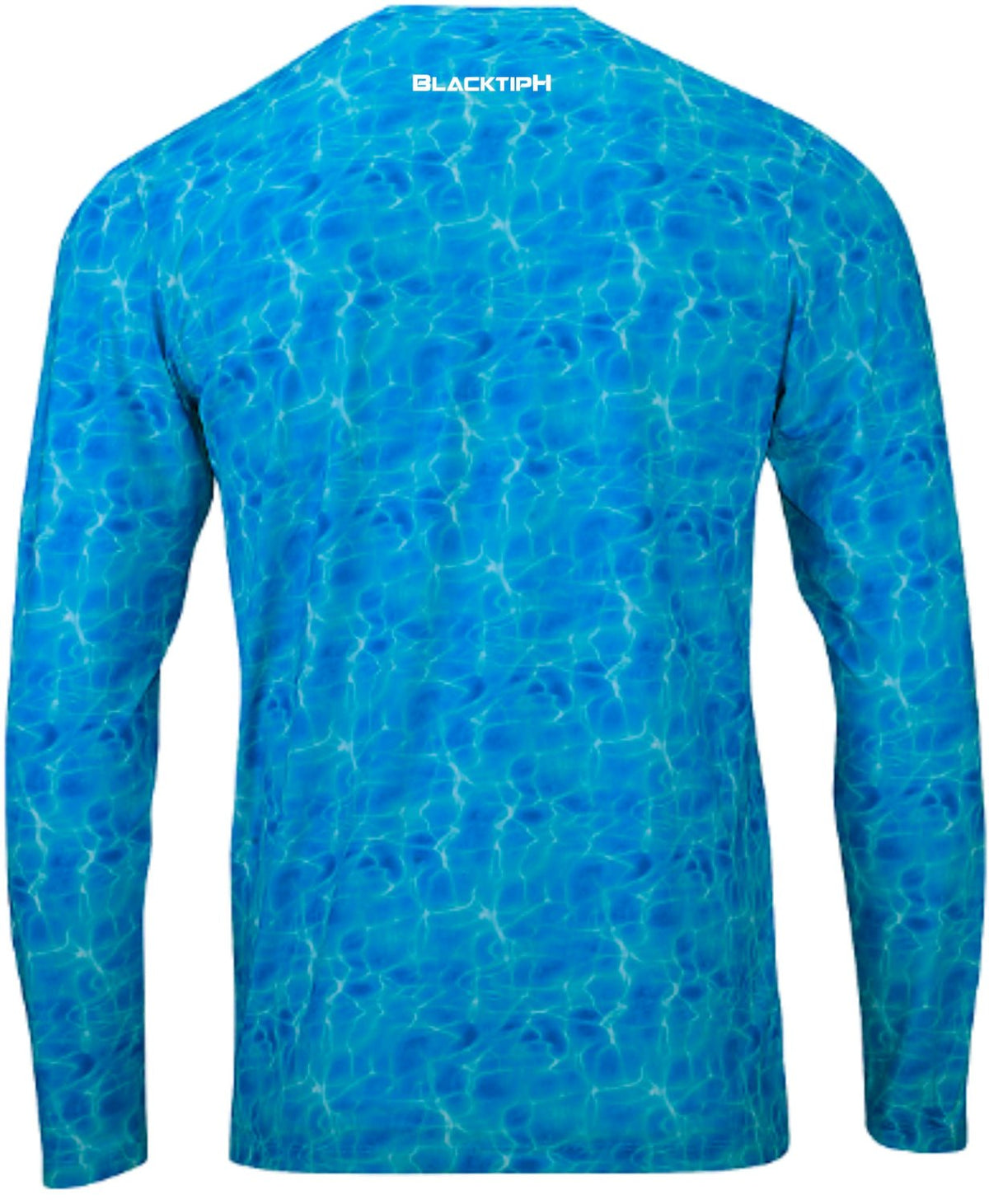 BlacktipH Interlock with UPF 50+ Protection Performance Shirt Shoreline Blue Water - Get Tight Gear