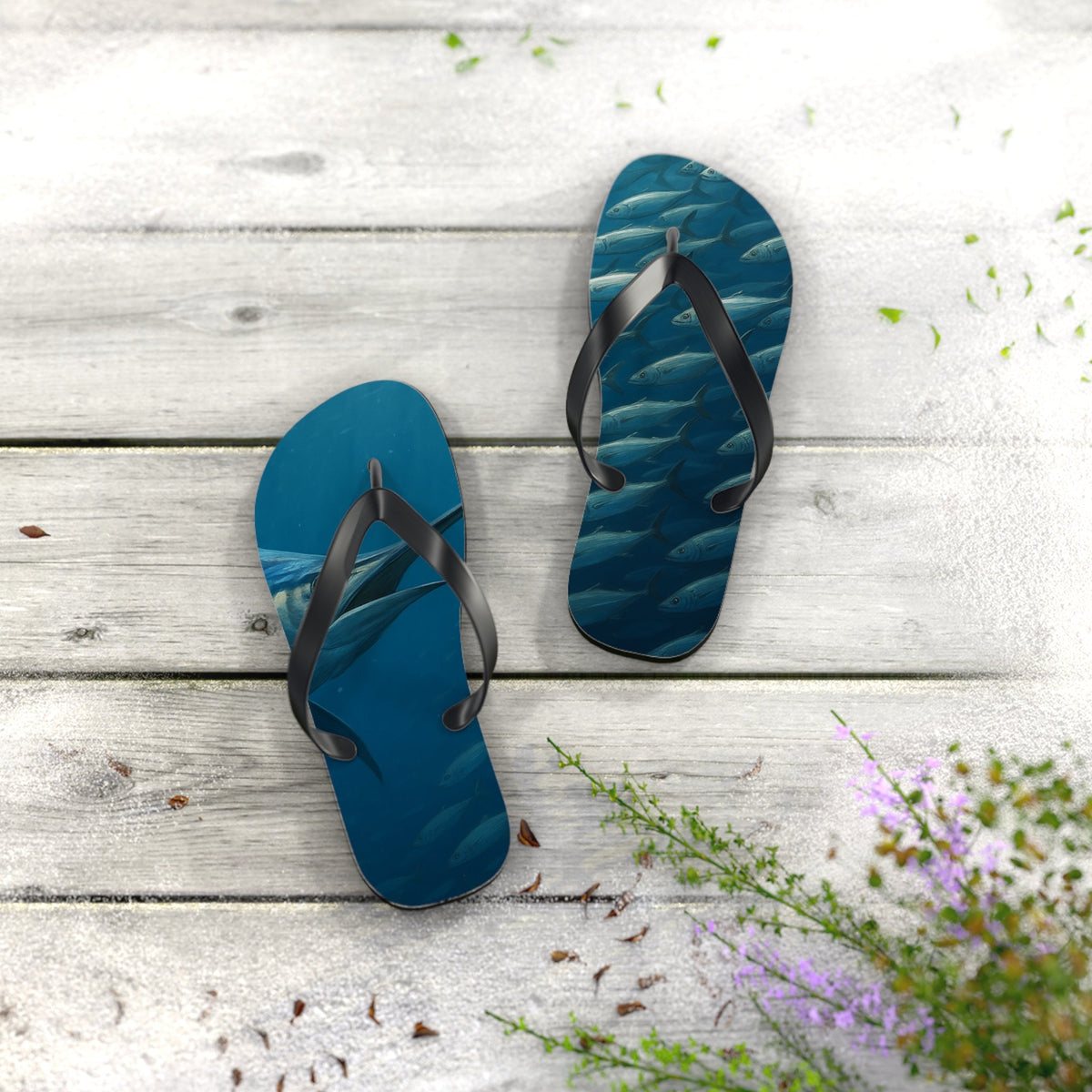 Blue Marlin Flip Flops - Get Tight Gear
