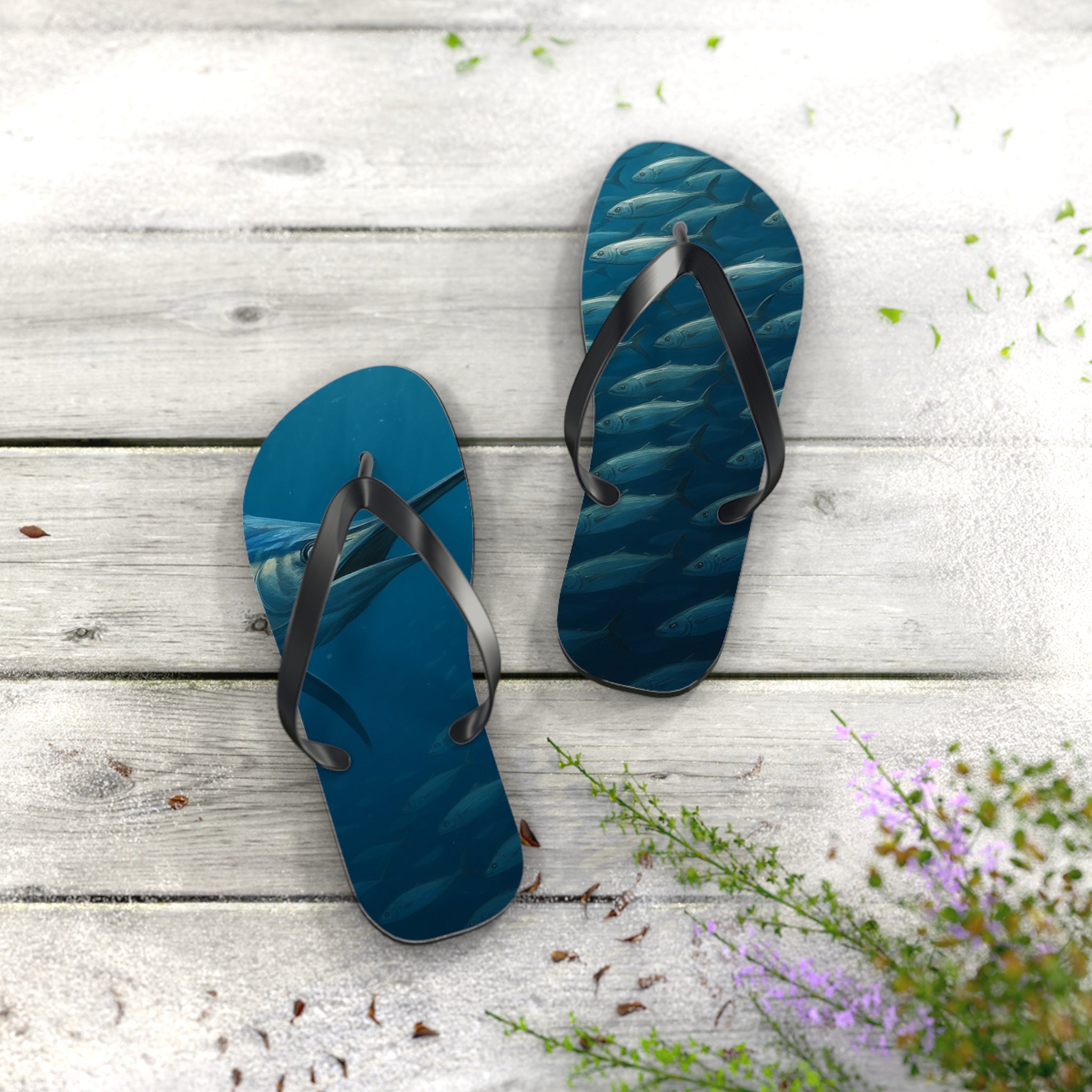 Blue Marlin Flip Flops - Get Tight Gear