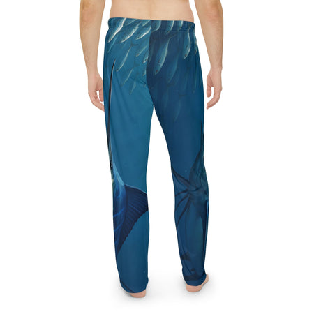 Blue Marlin Print Pajama Pants - Get Tight Gear
