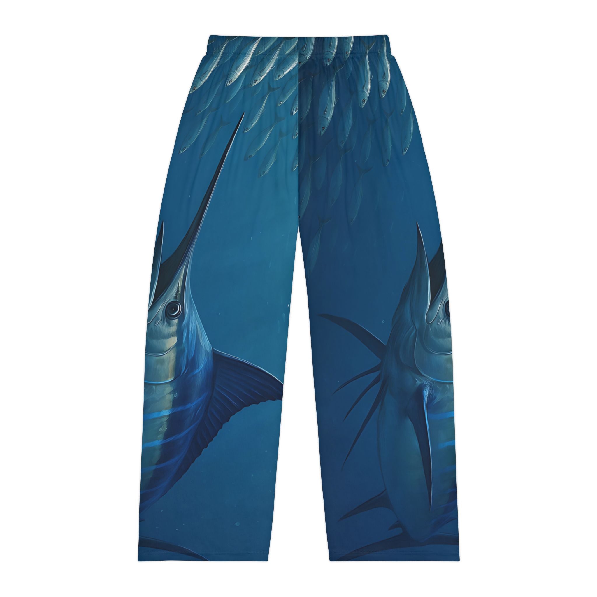 Blue Marlin Print Pajama Pants - Get Tight Gear