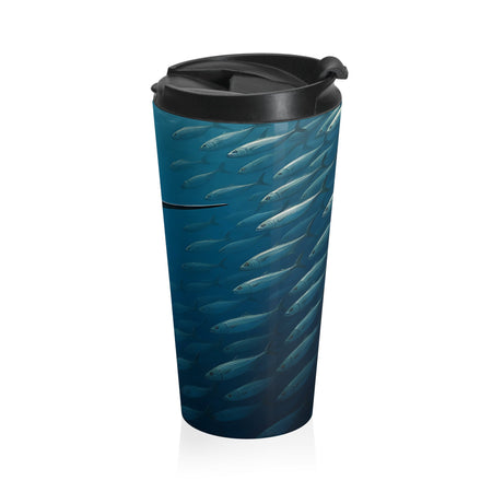 Blue Marlin Stainless Steel Travel Mug - Perfect for Beach Lovers & Adventurers - Get Tight Gear