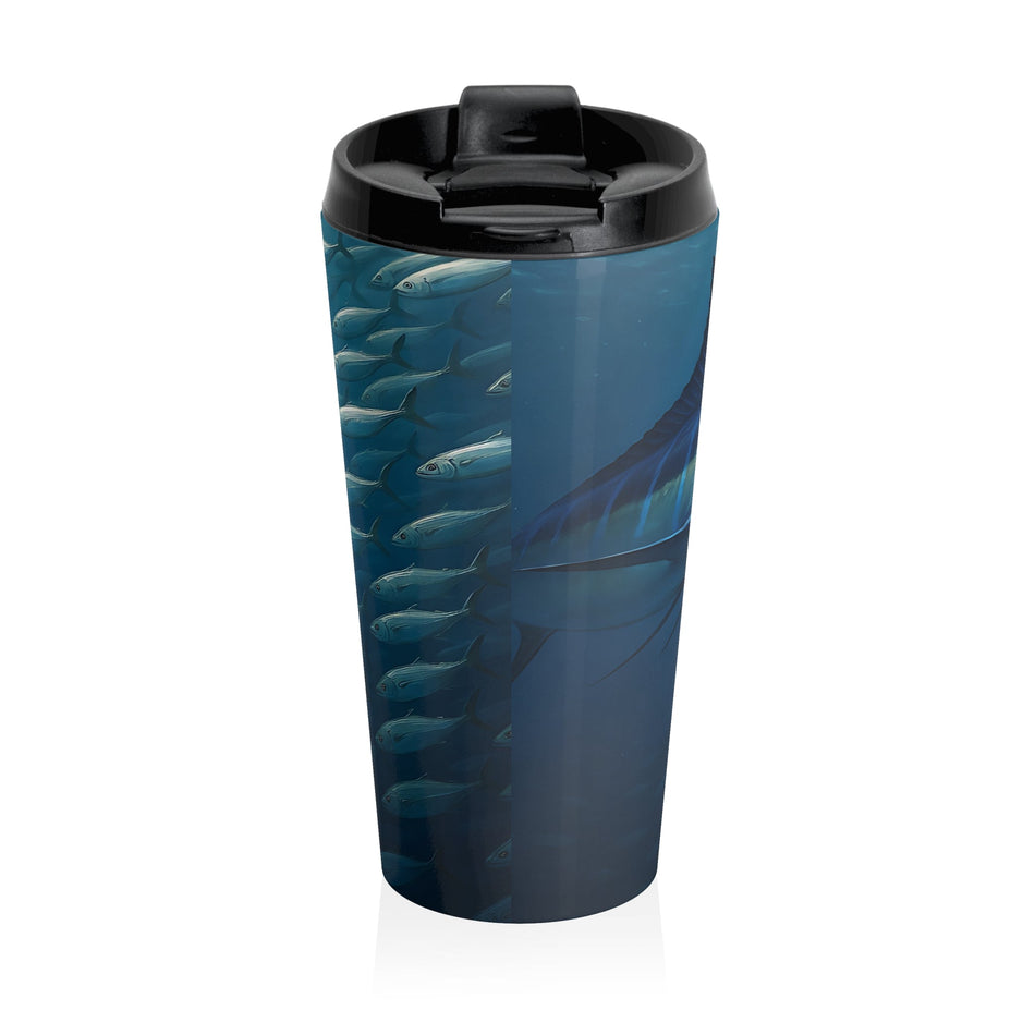 Blue Marlin Stainless Steel Travel Mug - Perfect for Beach Lovers & Adventurers - Get Tight Gear