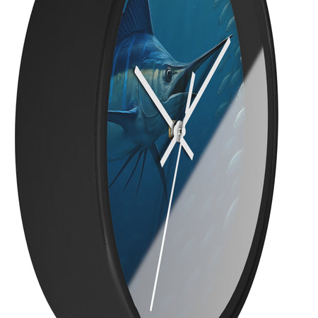 Blue Marlin Wall Clock - Nautical Home Décor - Get Tight Gear