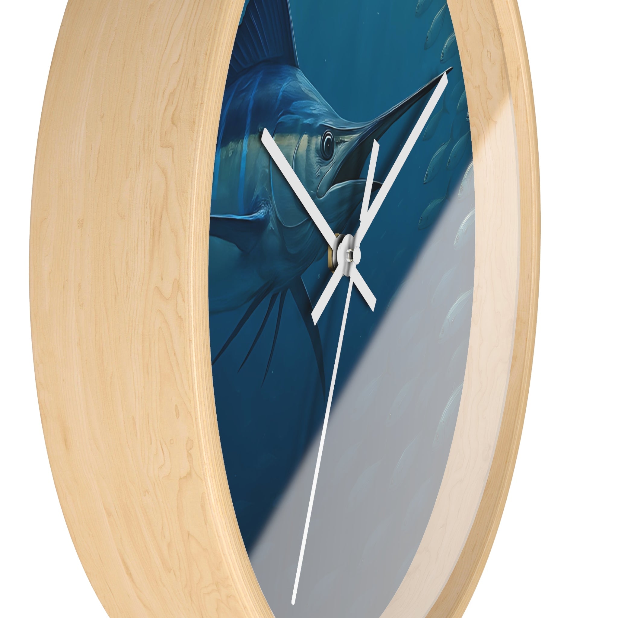 Blue Marlin Wall Clock - Nautical Home Décor - Get Tight Gear