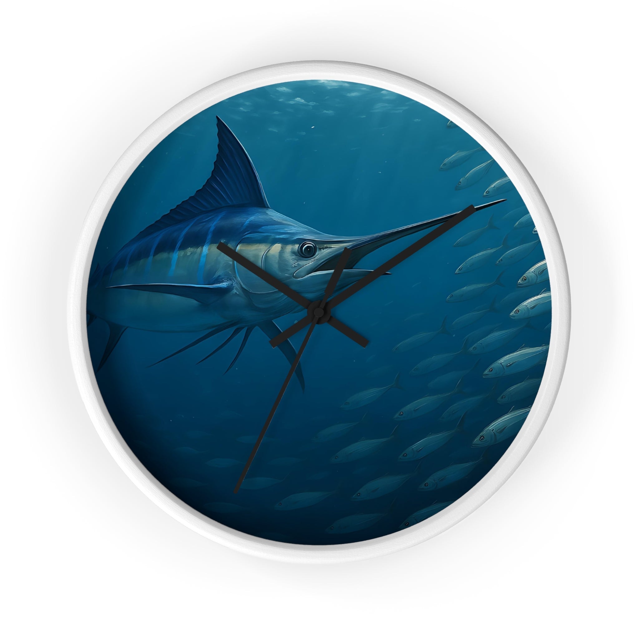 Blue Marlin Wall Clock - Nautical Home Décor - Get Tight Gear