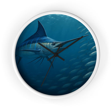 Blue Marlin Wall Clock - Nautical Home Décor - Get Tight Gear
