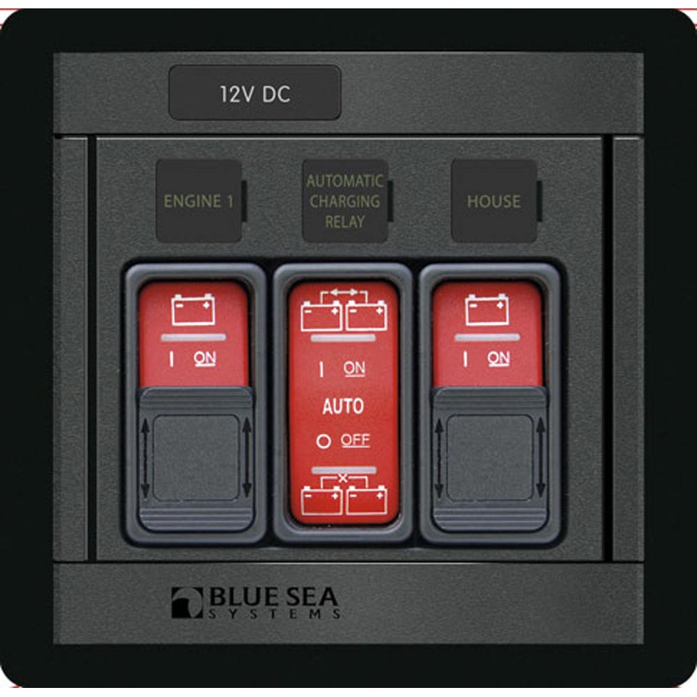 Blue Sea 1147 Remote Control Panel w/(2)2145 & (1)2146 Remote Control Contura Switch - Get Tight Gear