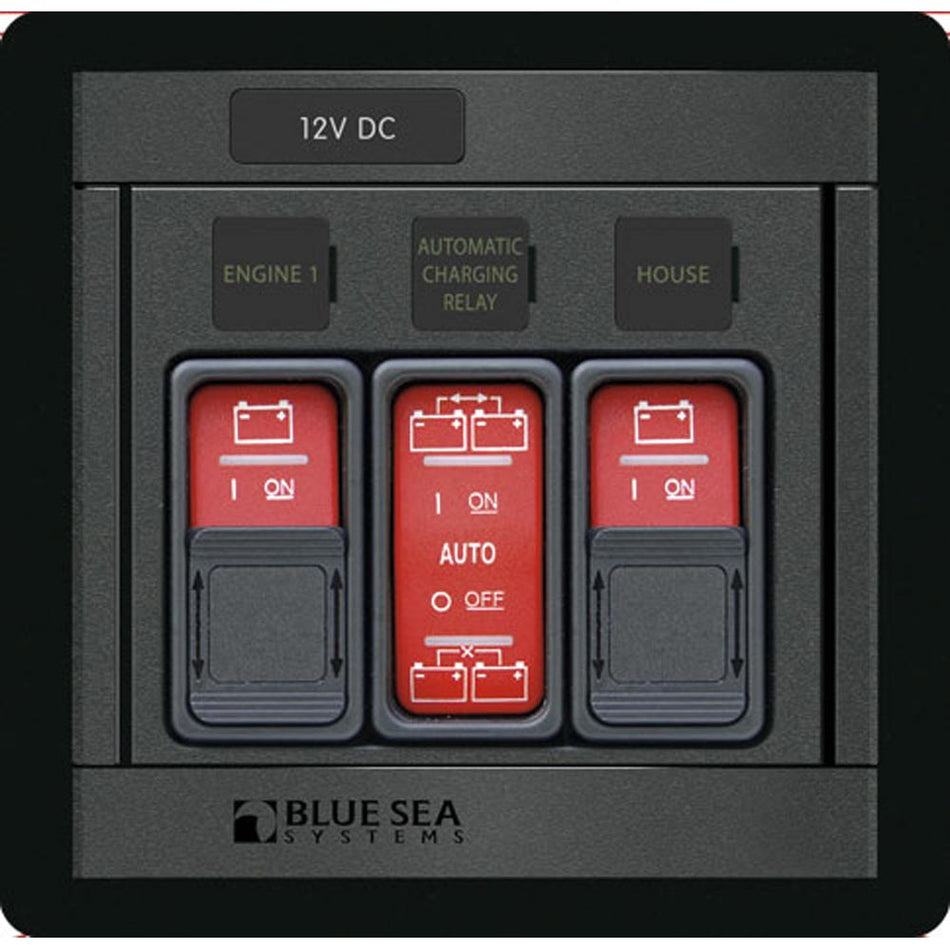 Blue Sea 1147 Remote Control Panel w/(2)2145 & (1)2146 Remote Control Contura Switch - Get Tight Gear