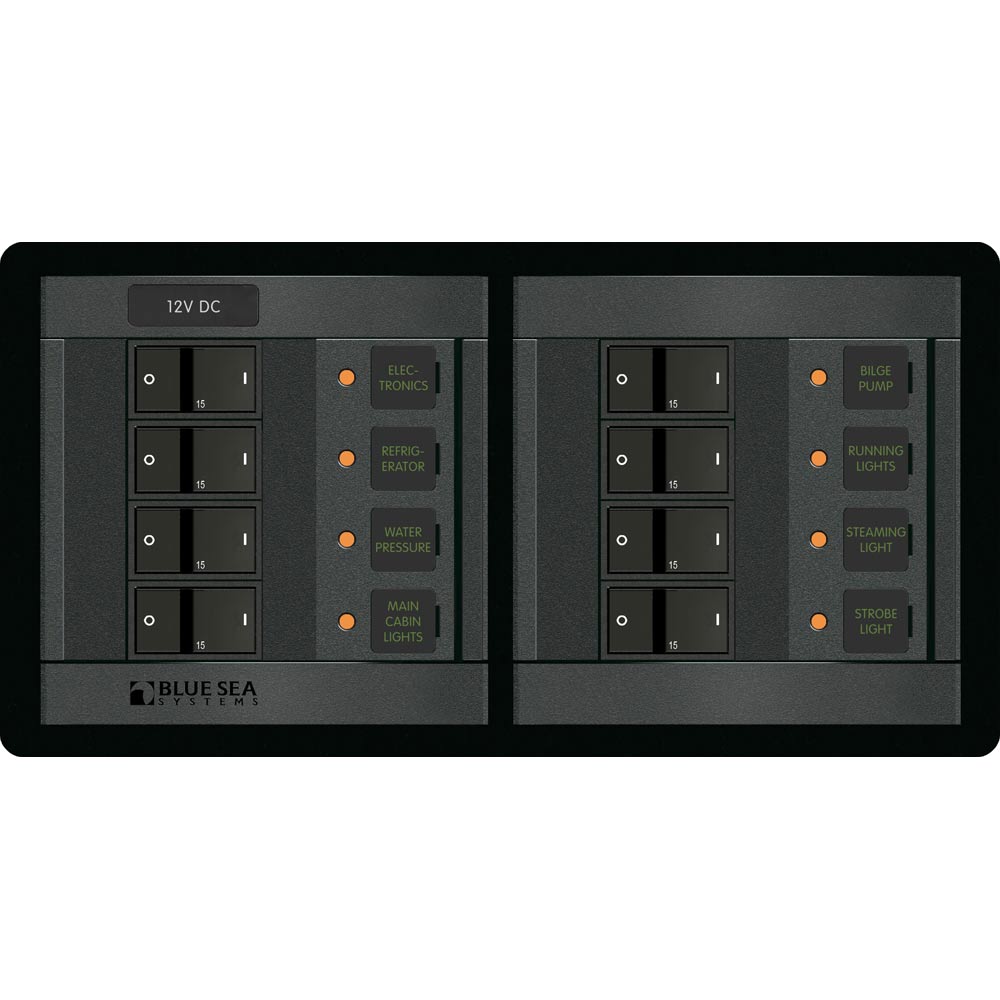 Blue Sea 1225 12V DC 8 Position - Horizontal - Get Tight Gear