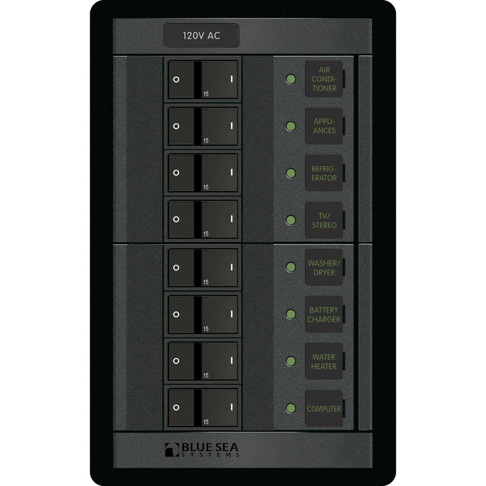 Blue Sea 1228 120V AC 8 Position - Get Tight Gear