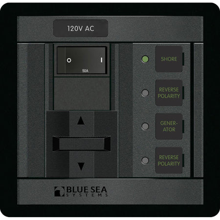 Blue Sea 1231 120V AC 2 Sources - 50A - Get Tight Gear