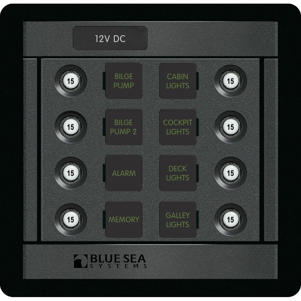 Blue Sea 1450 DC 8 Position CLB Square - Get Tight Gear