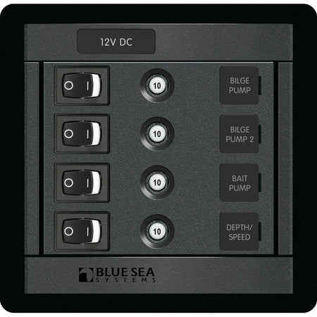 Blue Sea 1455 4 Position Switch CLB Square - Get Tight Gear