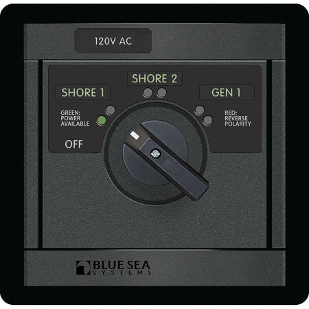 Blue Sea 1482 120V AC Rotary 30A OFF + 3 Sources - Get Tight Gear