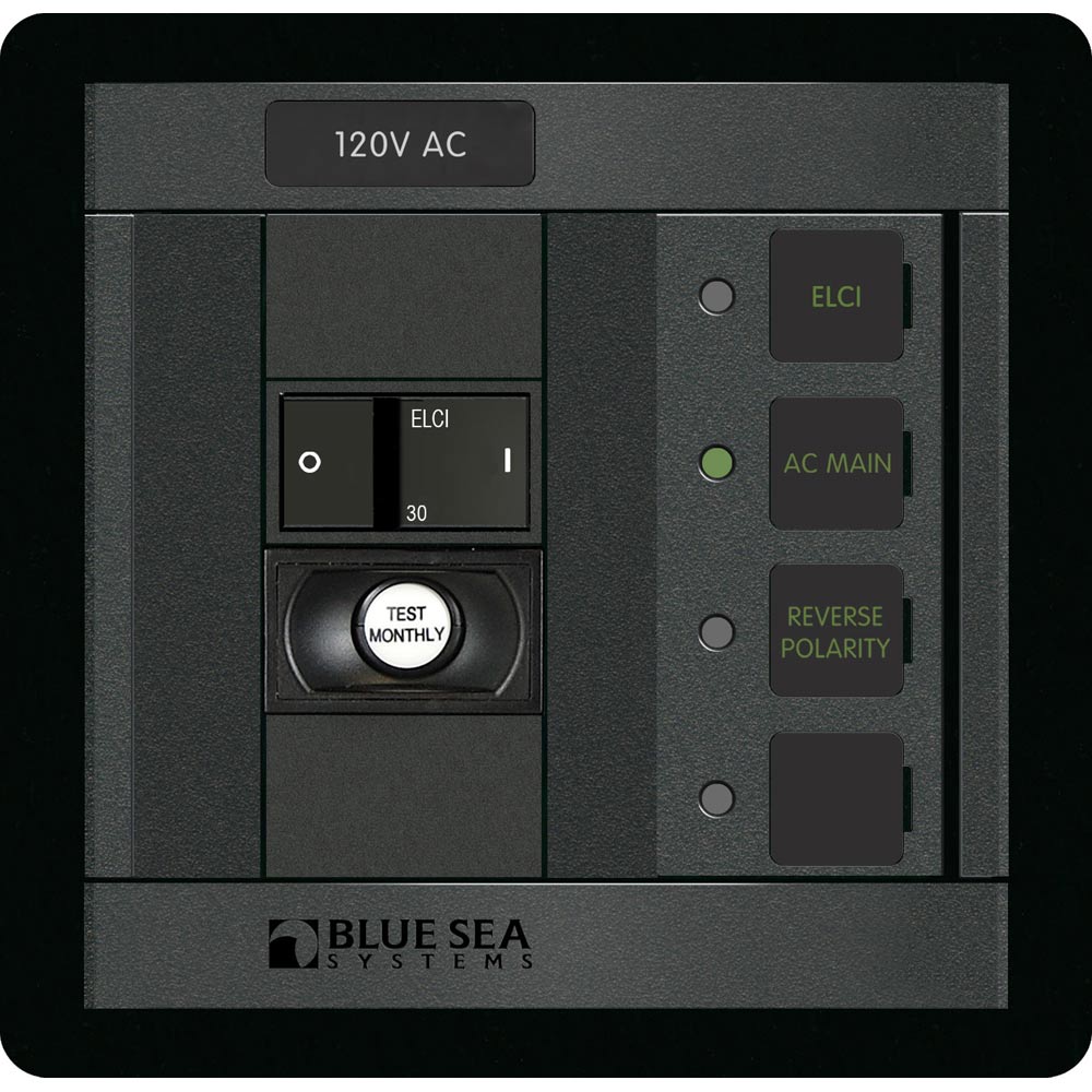 Blue Sea 1502 ELCI Main 30A Double Pole Panel - Get Tight Gear