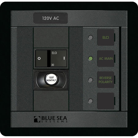 Blue Sea 1502 ELCI Main 30A Double Pole Panel - Get Tight Gear