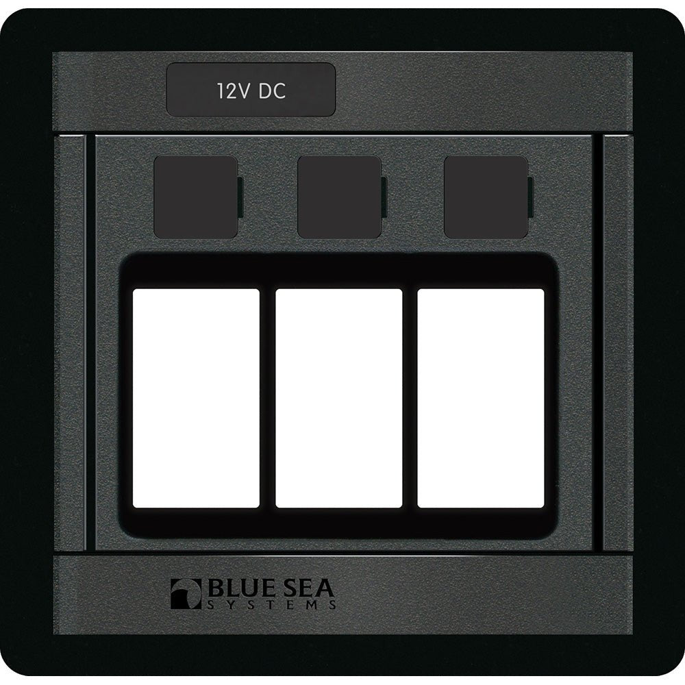 Blue Sea 1520 Remote Control Switch - 360 Panel - 3 Blank - Get Tight Gear