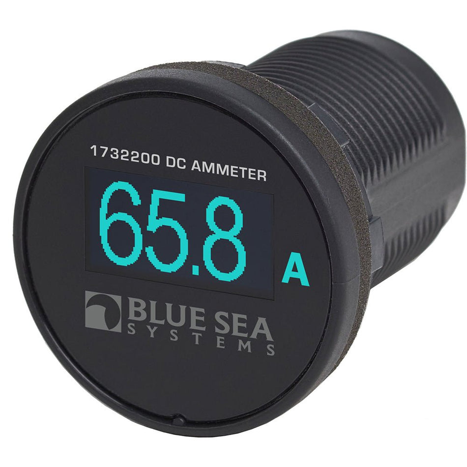 Blue Sea 1732200 Mini OLED Ammeter - Blue - Get Tight Gear