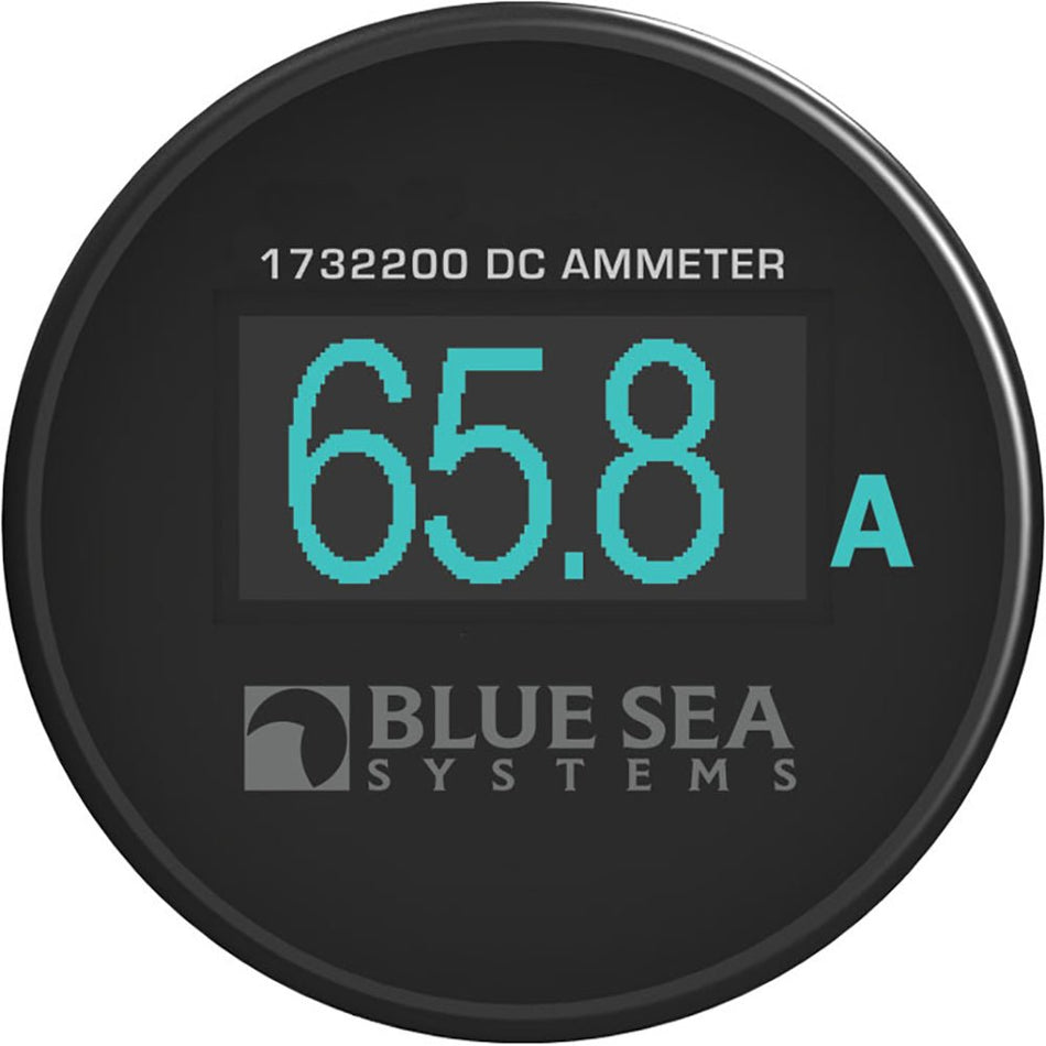 Blue Sea 1732200 Mini OLED Ammeter - Blue - Get Tight Gear