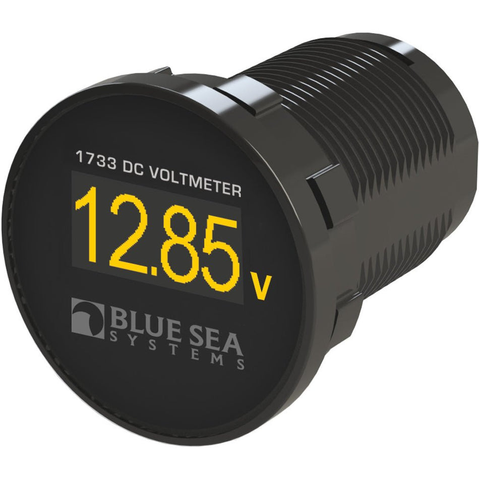 Blue Sea 1733 Mini OLED DC Voltmeter - Get Tight Gear