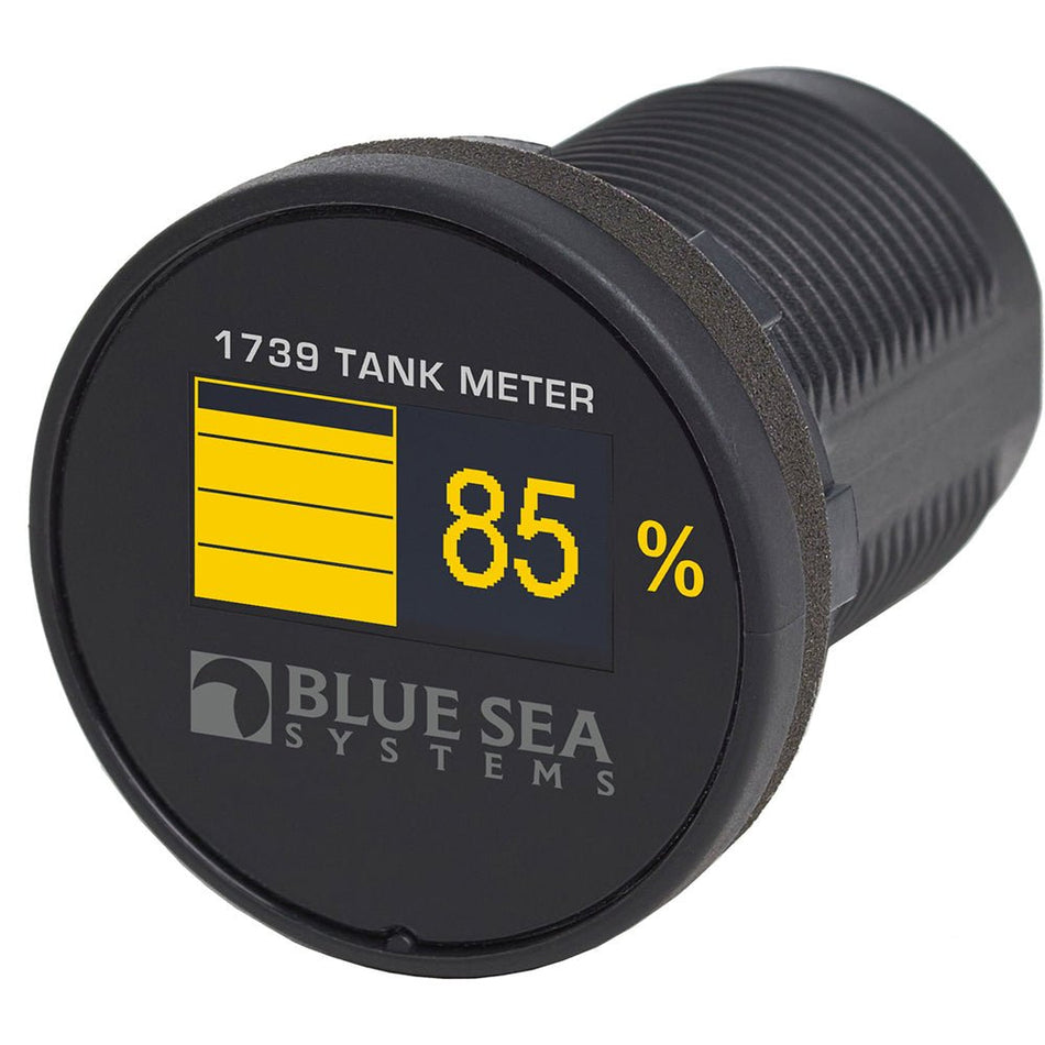 Blue Sea 1739 Mini OLED Tank Meter - Yellow - Get Tight Gear