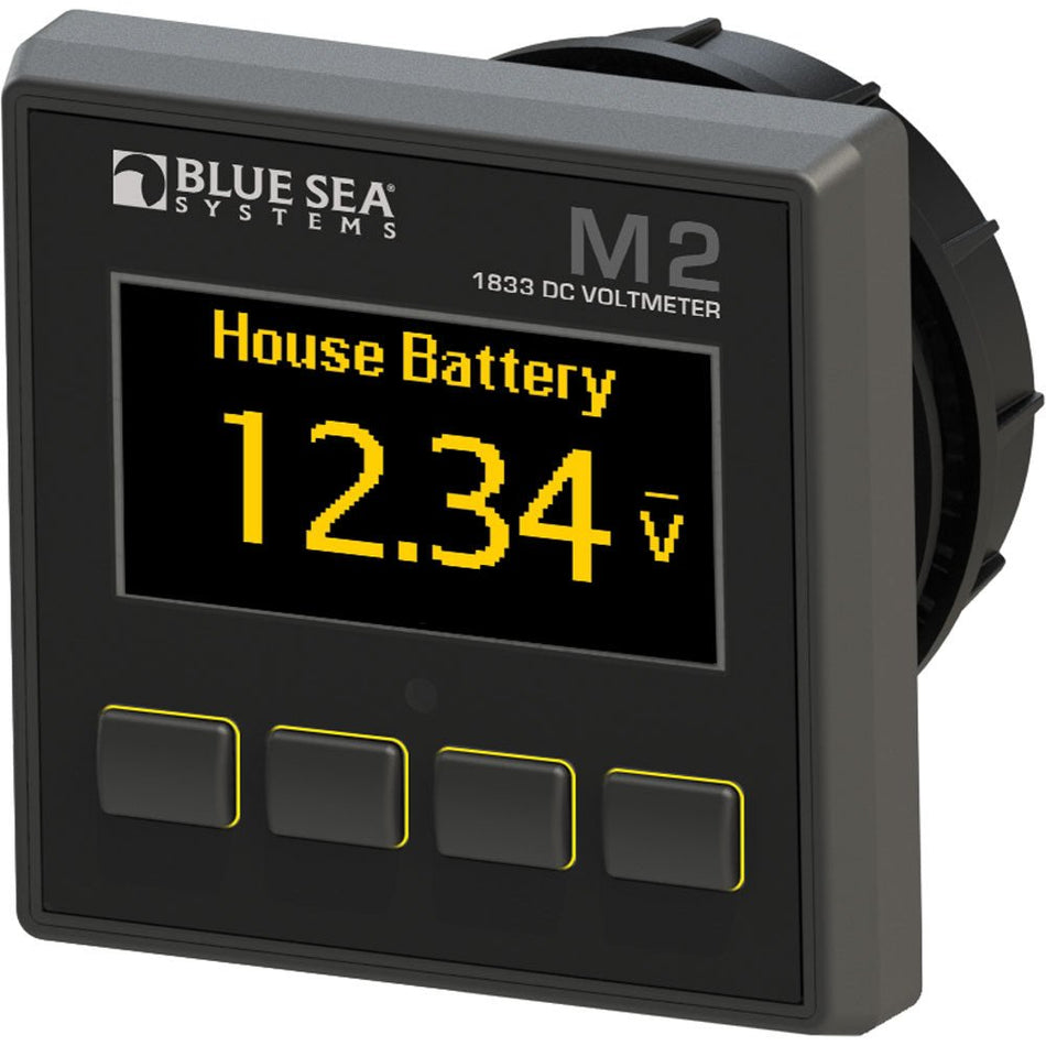 Blue Sea 1833 M2 DC Voltmeter - Get Tight Gear