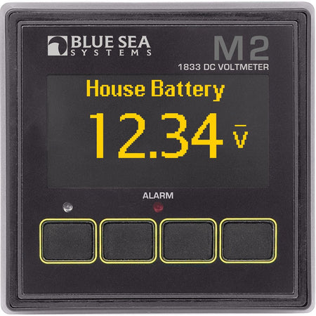Blue Sea 1833 M2 DC Voltmeter - Get Tight Gear