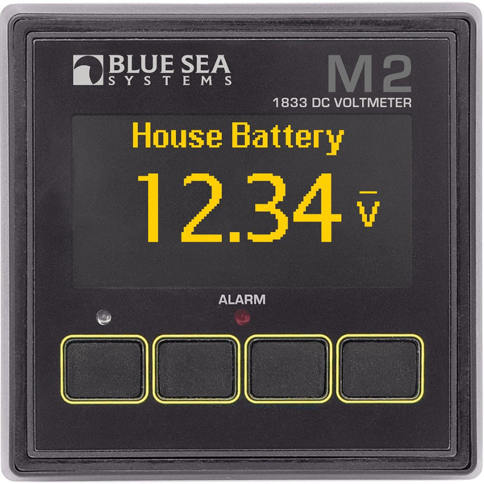 Blue Sea 1833 M2 DC Voltmeter - Get Tight Gear