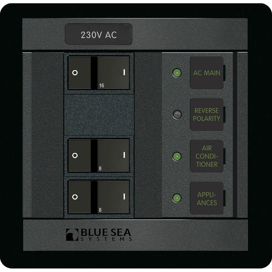 Blue Sea 230 Volt AC Main + 2 Positions - Get Tight Gear