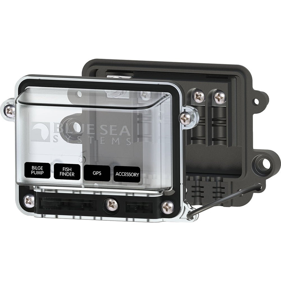 Blue Sea 2356 Water Resistant BusBar - 100 Amp w/Cover - Get Tight Gear