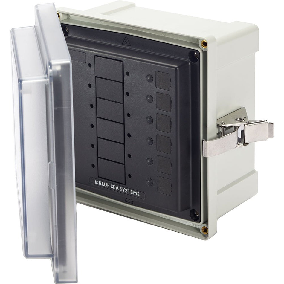 Blue Sea 3113 - SMS Panel Enclosure w/6 Blank Circuits - Get Tight Gear