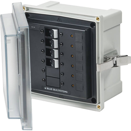 Blue Sea 3134 - SMS Panel Enclosure w/4 Branch (12/24V) - 12/24V DC - Get Tight Gear