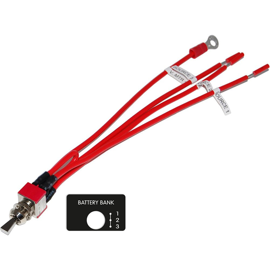 Blue Sea 4141 Switch Meter Toggle SPTT On - On - On - Get Tight Gear
