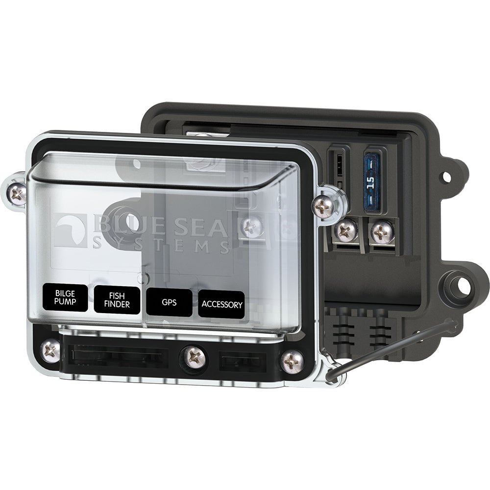 Blue Sea 5056 ST - Blade Water Resistant Fuse Block w/Cover - Get Tight Gear