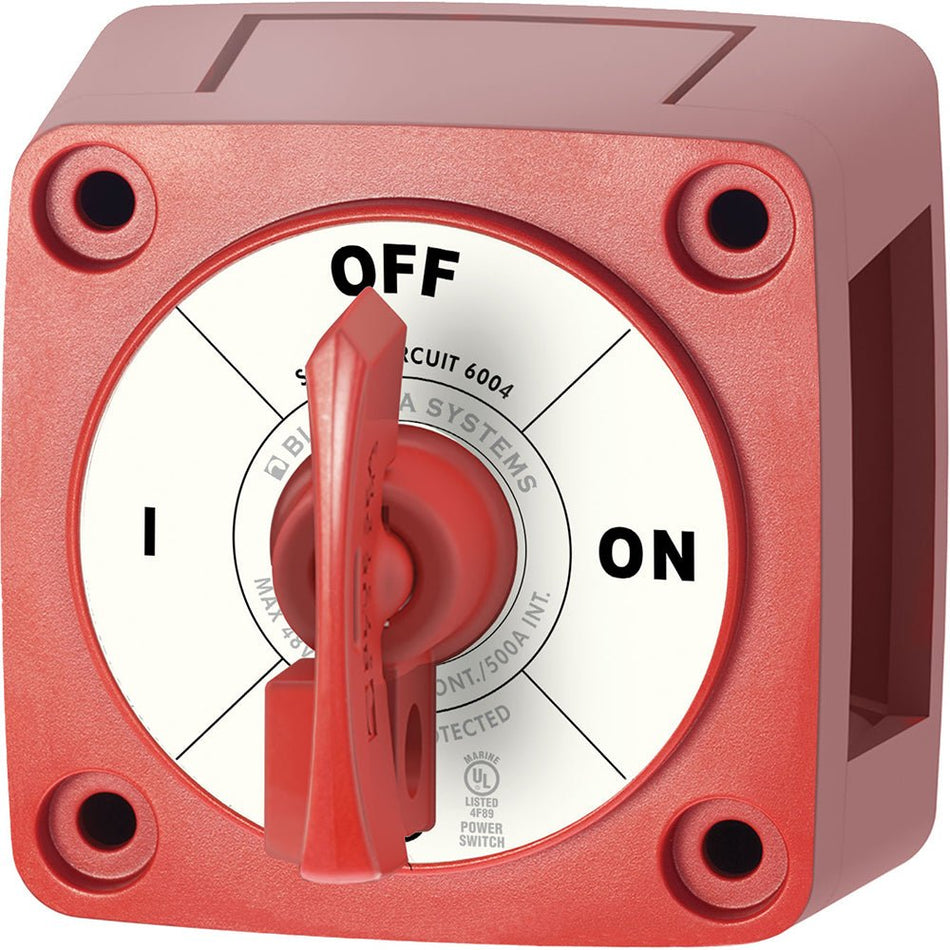 Blue Sea 6004 Single Circuit ON - OFF w/Locking Key - Red - Get Tight Gear