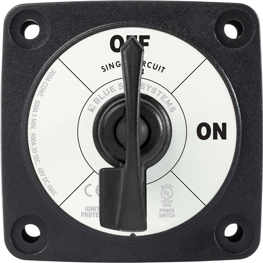 Blue Sea 6004200 Single Circuit ON - OFF w/Locking Key - Black - Get Tight Gear