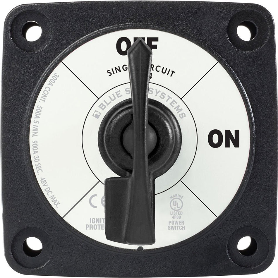 Blue Sea 6004200 Single Circuit ON - OFF w/Locking Key - Black - Get Tight Gear