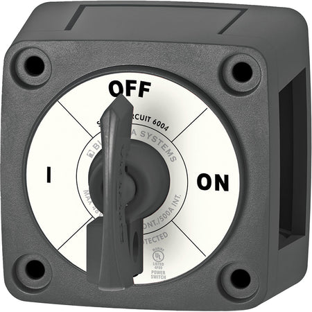 Blue Sea 6004200 Single Circuit ON - OFF w/Locking Key - Black - Get Tight Gear