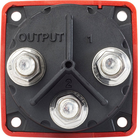 Blue Sea 6008 M - Series Battery Switch 3 Position - Red - Get Tight Gear