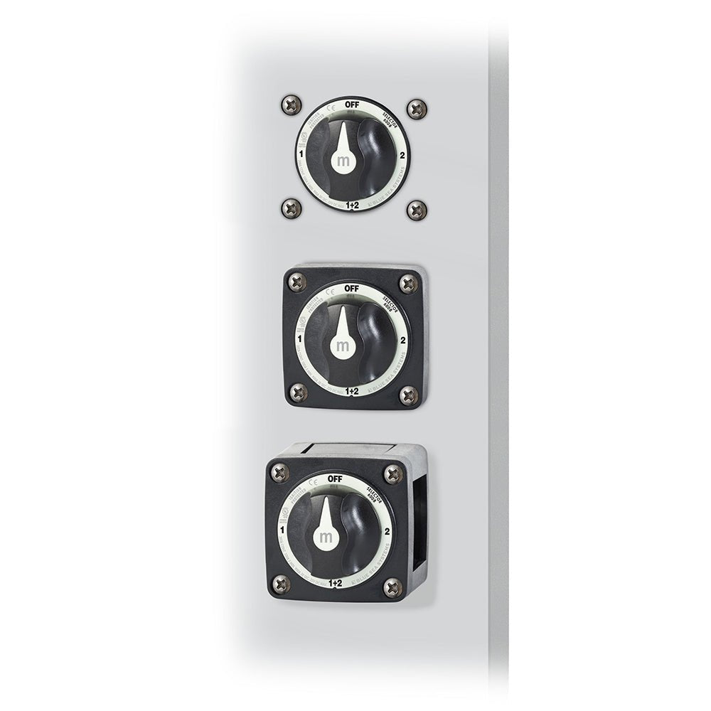 Blue Sea 6008200 m - Series Selector 3 Position Battery Switch - Black - Get Tight Gear
