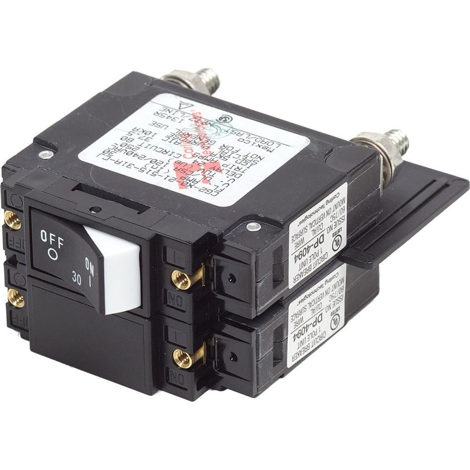 Blue Sea 7466 UL - 489 Circuit Breaker - 30A Raised Rocker - Get Tight Gear