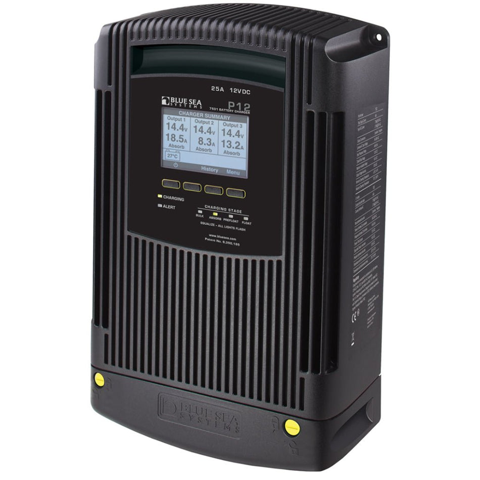 Blue Sea 7531 P12 Battery Charger - 12V DC 25A - Get Tight Gear