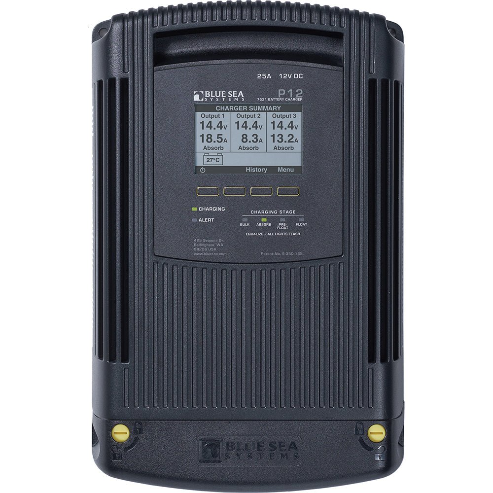 Blue Sea 7531 P12 Battery Charger - 12V DC 25A - Get Tight Gear