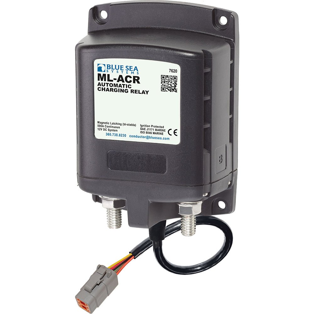 Blue Sea 7620100 ML ACR Charging Relay 12V 500A w/Deutsch Connector - Get Tight Gear